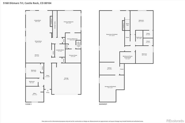 5168 Ditmars Trail, Castle Rock, CO 80104