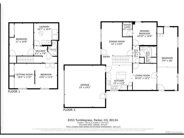 8353 Tumblegrass Pl, Parker, CO 80134