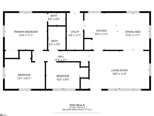 253 Law Street, Woodruff, SC 29388