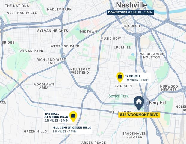 842 Woodmont Blvd, Nashville, TN 37204