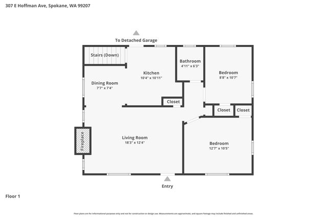 307 E Hoffman Ave, Spokane, WA 99207