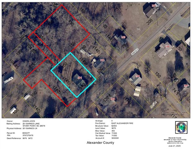 201 Barnes Lane, Stony Point, NC 28678