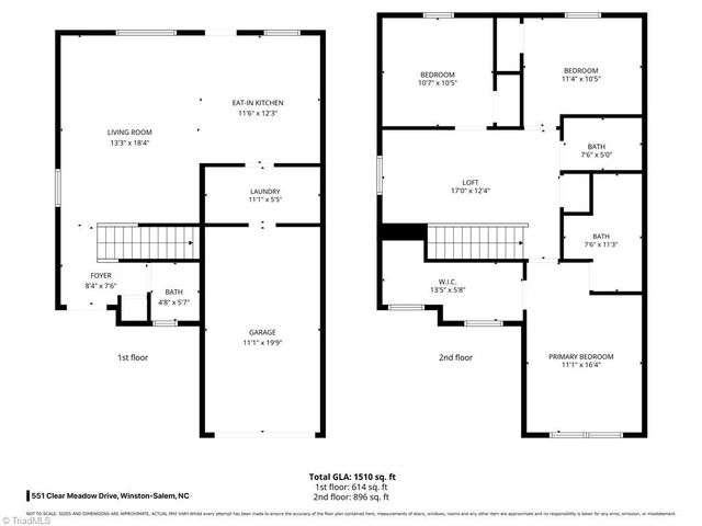 551 Clear Meadow Drive, Winston-salem, NC 27107