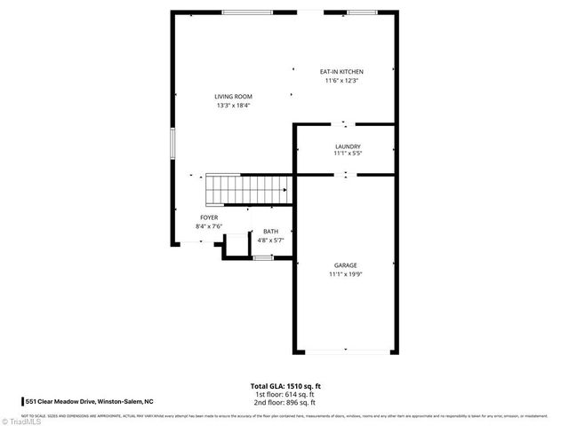 551 Clear Meadow Drive, Winston-salem, NC 27107