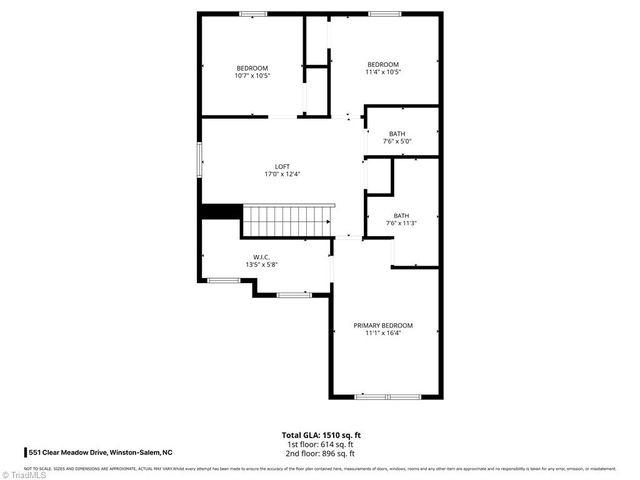 551 Clear Meadow Drive, Winston-salem, NC 27107