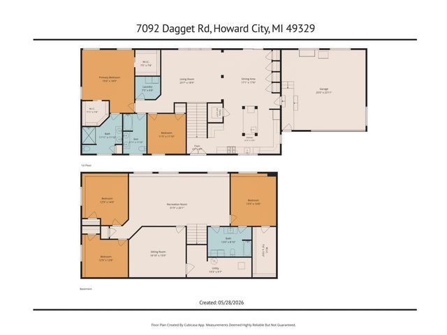 7092 Dagget Road, Howard City, MI 49329