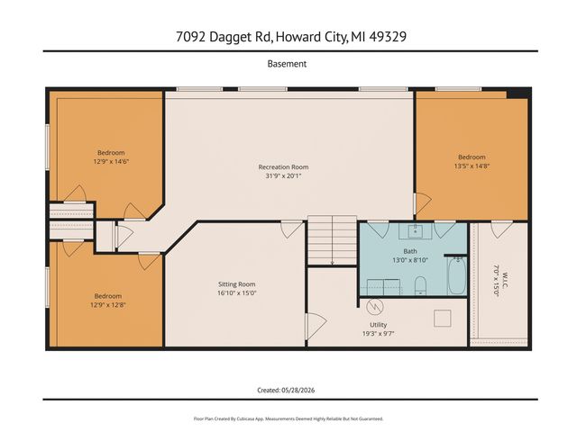 7092 Dagget Road, Howard City, MI 49329