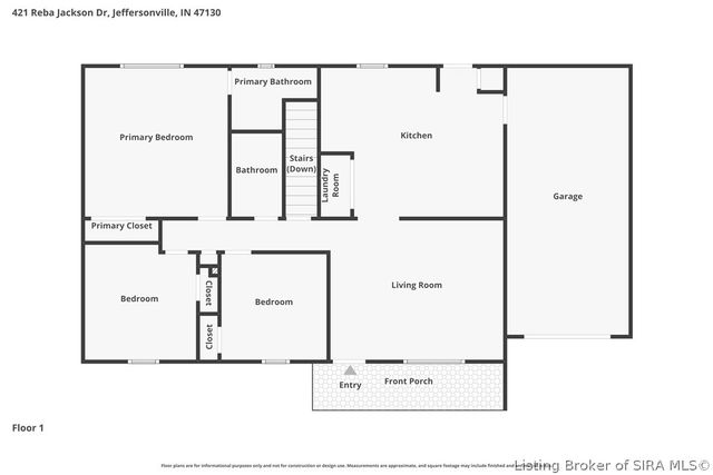 421 Reba Jackson Drive, Jeffersonville, IN 47130