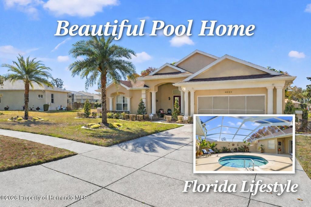 4033 Chesterfield Drive, Spring Hill, FL 34609