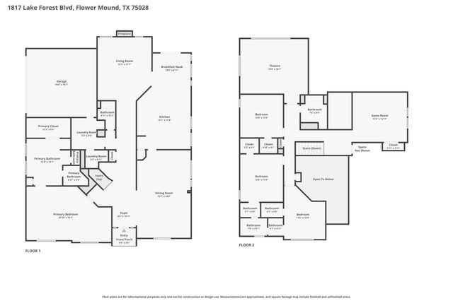 1817 Lake Forest Boulevard, Flower Mound, TX 75028