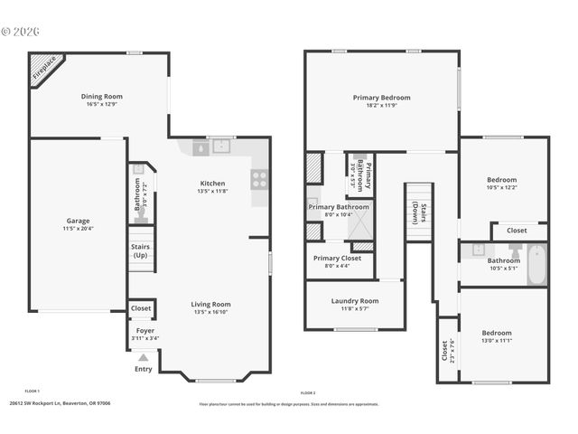 20612 Sw ROCKPORT Ln, Beaverton, OR 97006