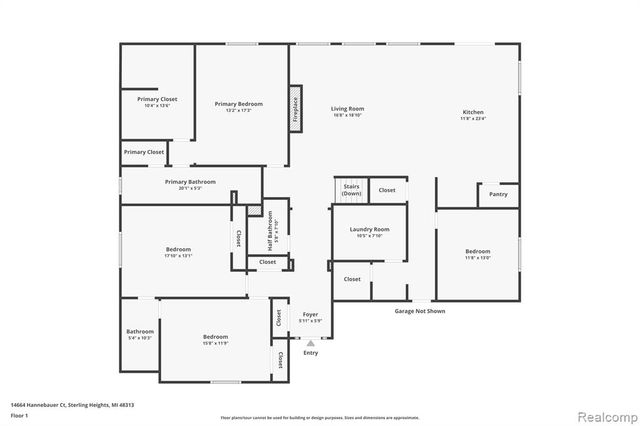 14664 Hannebauer Court, Sterling Heights, MI 48313