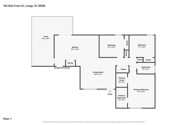 156 Oak Crest Circle, Longs, SC 29568