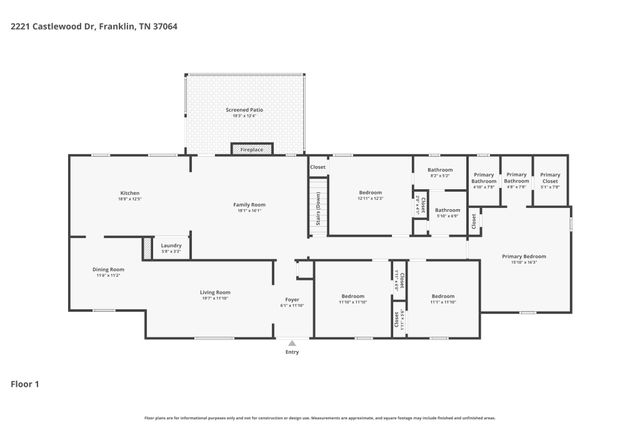 2221 Castlewood Dr, Franklin, TN 37064