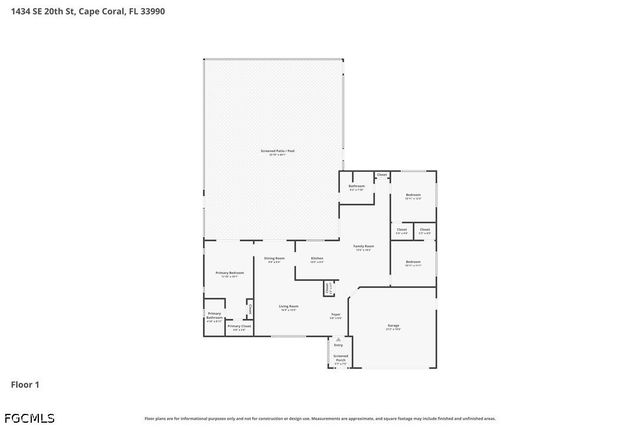 1434 SE 20th ST, Cape Coral, FL 33990