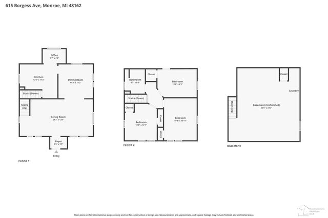 615 Borgess Avenue, Monroe, MI 48162