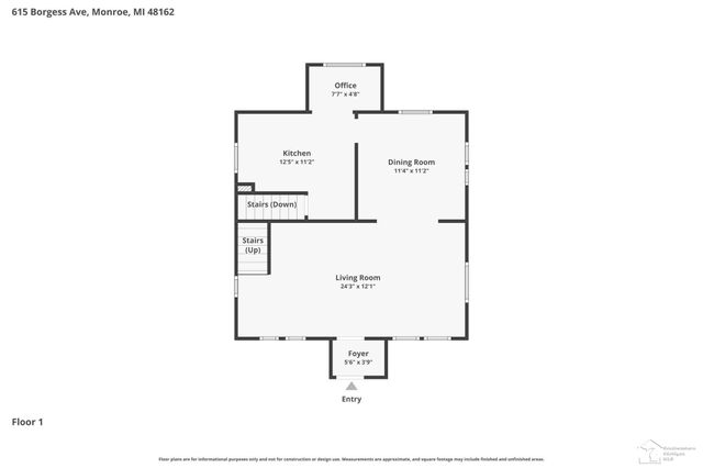 615 Borgess Avenue, Monroe, MI 48162