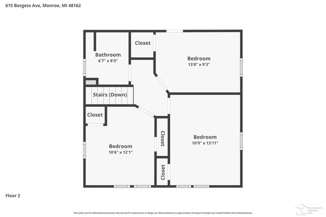 615 Borgess Avenue, Monroe, MI 48162