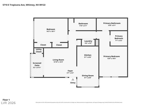 5710 East Tropicana Avenue 1053, Las Vegas, NV 89122