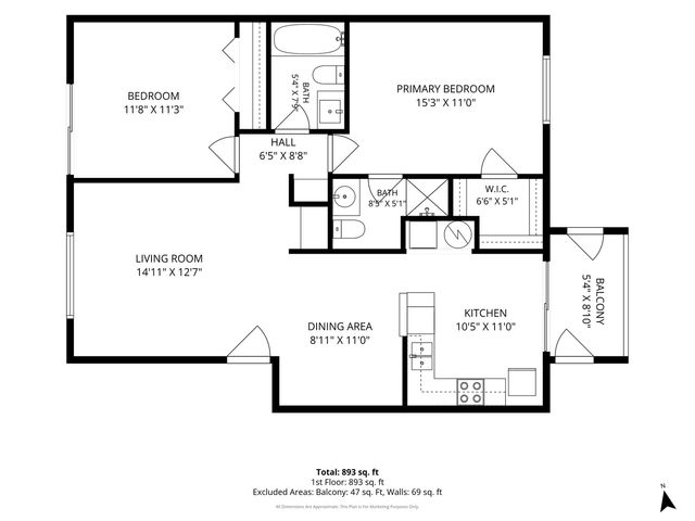 175 N Waters Edge Drive 201, Glendale Heights, IL 60139