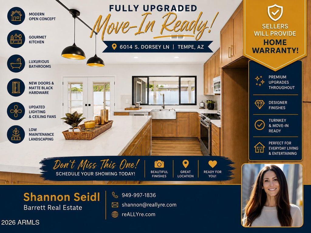 6014 S DORSEY Lane, Tempe, AZ 85283 — exterior
