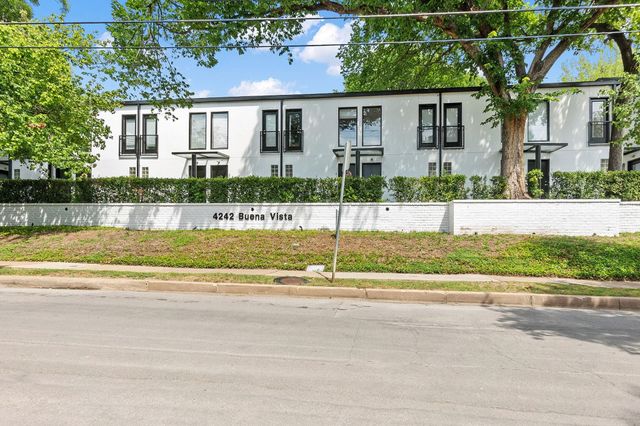 4242 Buena Vista Street 22, Dallas, TX 75205