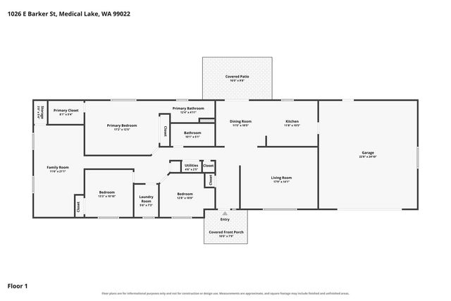 1026 E Barker St, Medical Lake, WA 99022