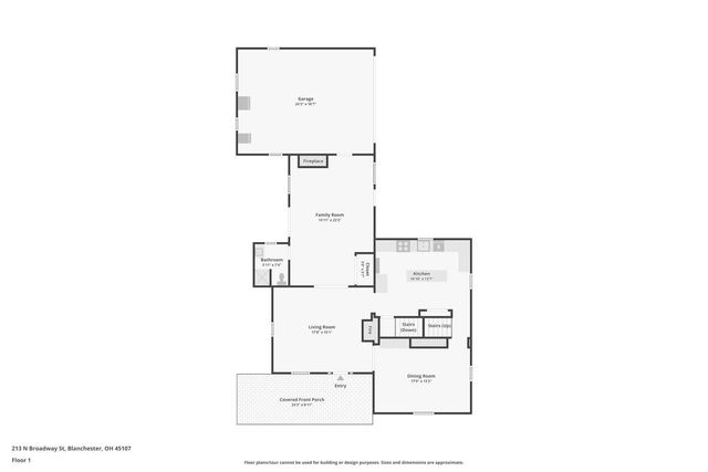 213 N Broadway St, Blanchester, OH 45107