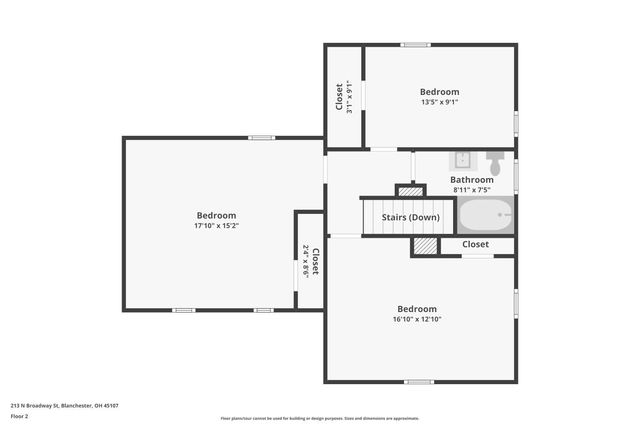 213 N Broadway St, Blanchester, OH 45107