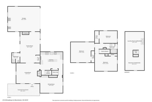 213 N Broadway St, Blanchester, OH 45107