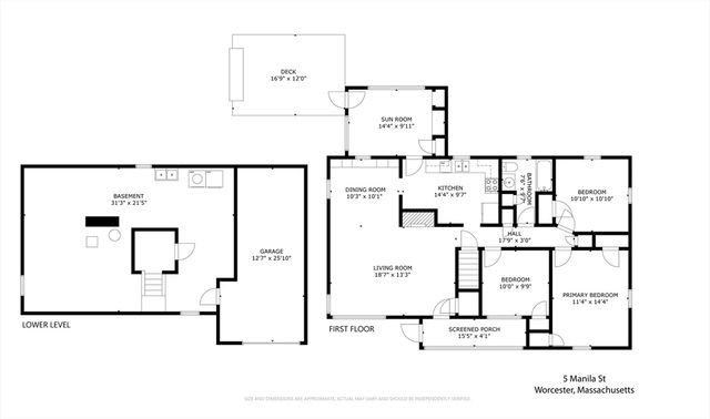5 Manila St, Worcester, MA 01602