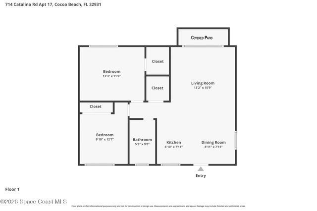 714 Catalina Road 17, Cocoa Beach, FL 32931