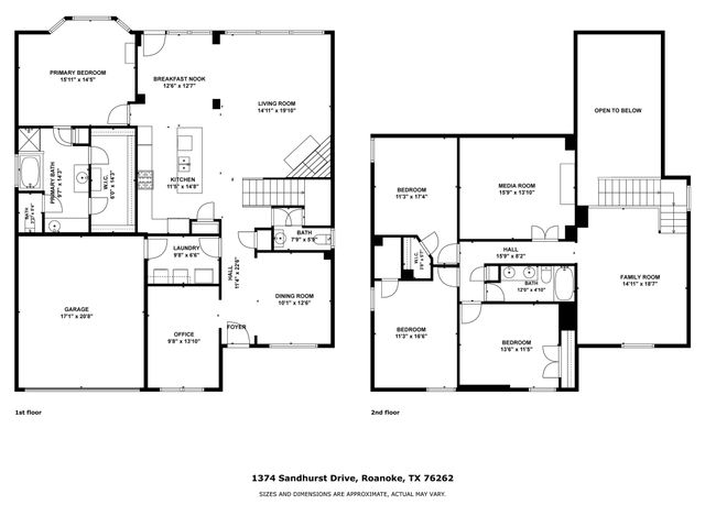 1374 Sandhurst Drive, Roanoke, TX 76262
