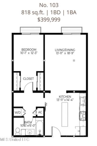 301 S Toulme Street, 103, Bay Saint Louis, MS 39520