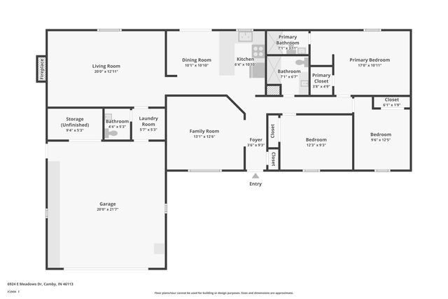 6924 E Meadows Drive, Camby, IN 46113