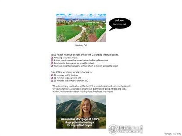 1502 Peach Avenue, Erie, CO 80516