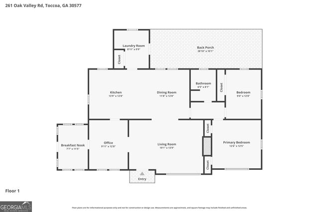 261 Oak Valley Road, Toccoa, GA 30577