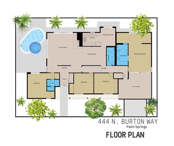 444 N Burton Way, Palm Springs, CA 92262