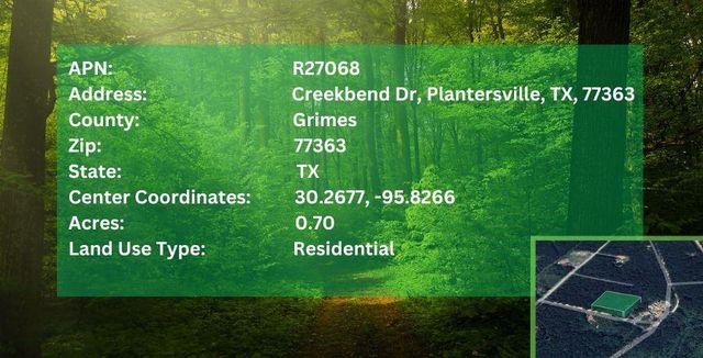 0 Creekbend Dr, Plantersville, TX 77363