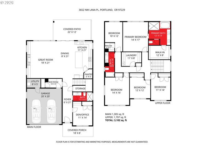 3652 Nw LANA Pl, Portland, OR 97229