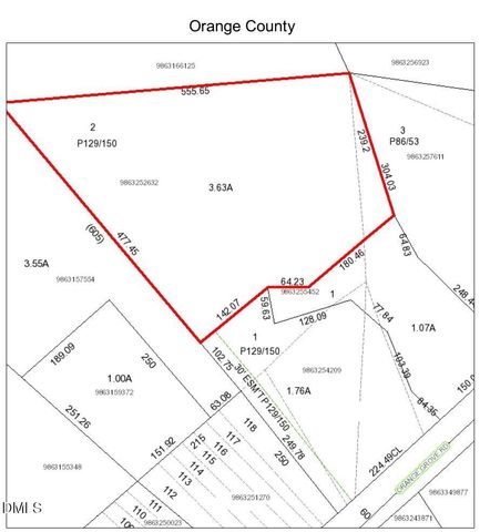 Lot 1 Orange Grv Street, Hillsborough, NC 27278