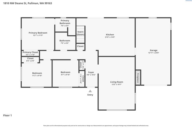 1810 NW Deane Street, Pullman, WA 99163