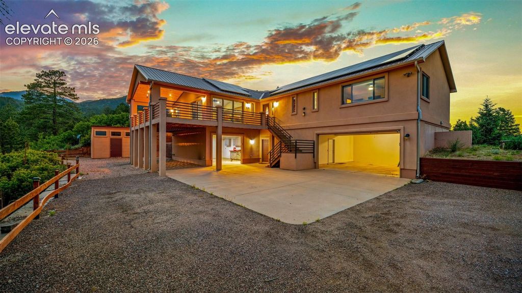 535 Rock Creek Mesa Road, Colorado Springs, CO 80926 — exterior