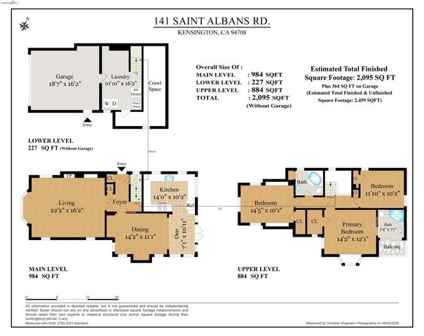 141 141 Saint Albans Rd, Kensington, CA 94708