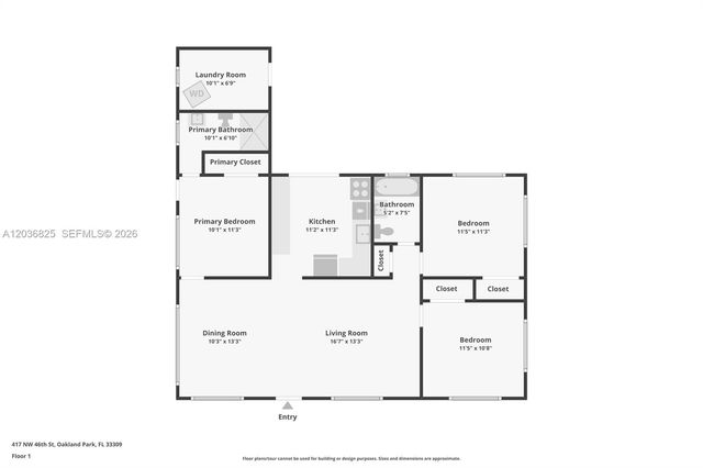 417 NW 46th St, Oakland Park, FL 33309