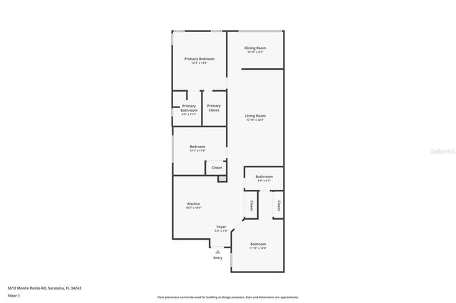 5613 MONTE ROSSO ROAD, Sarasota, FL 34243