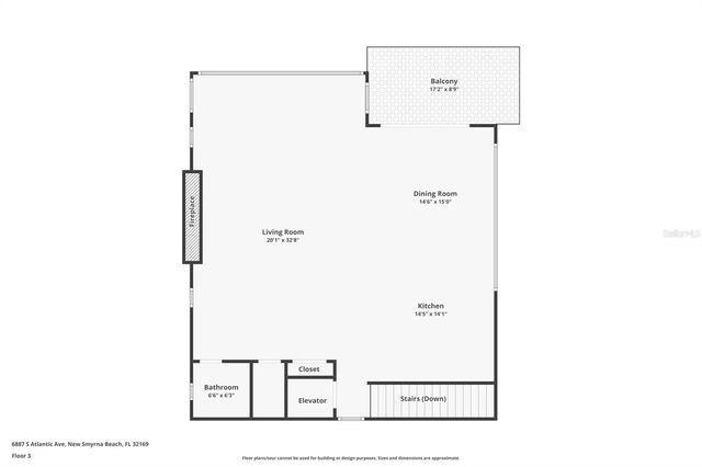 6887 S ATLANTIC AVENUE, New Smyrna Beach, FL 32169