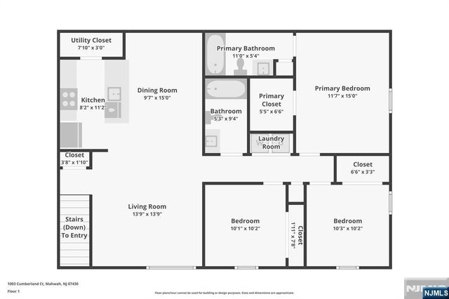 1003 Cumberland Court, Mahwah, NJ 07430