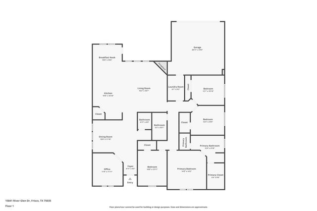 15841 River Glen Drive, Frisco, TX 75035