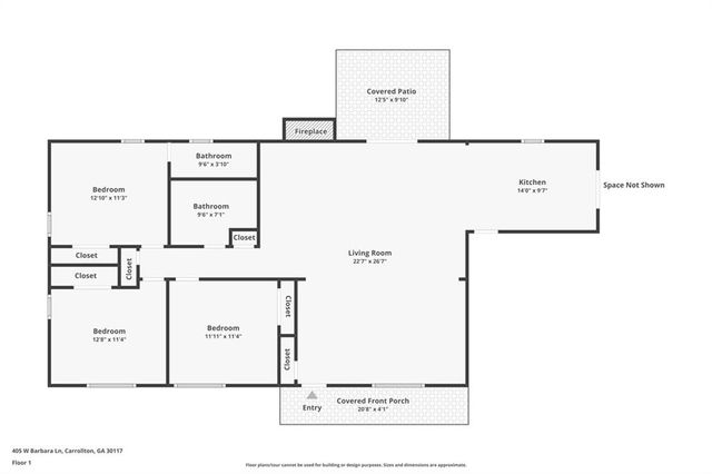 405 W Barbara Lane, Carrollton, GA 30117